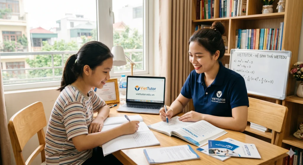 Gia sư dạy kèm tại nhà VietTutor – Lộ trình cá nhân hóa, bứt phá điểm số