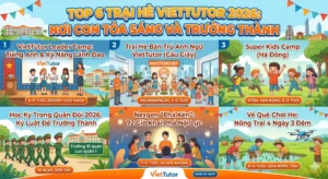KHÁM PHÁ TOP 6 TRẠI HÈ VIETTUTOR 2026: NƠI CON TỎA SÁNG VÀ TRƯỞNG THÀNH